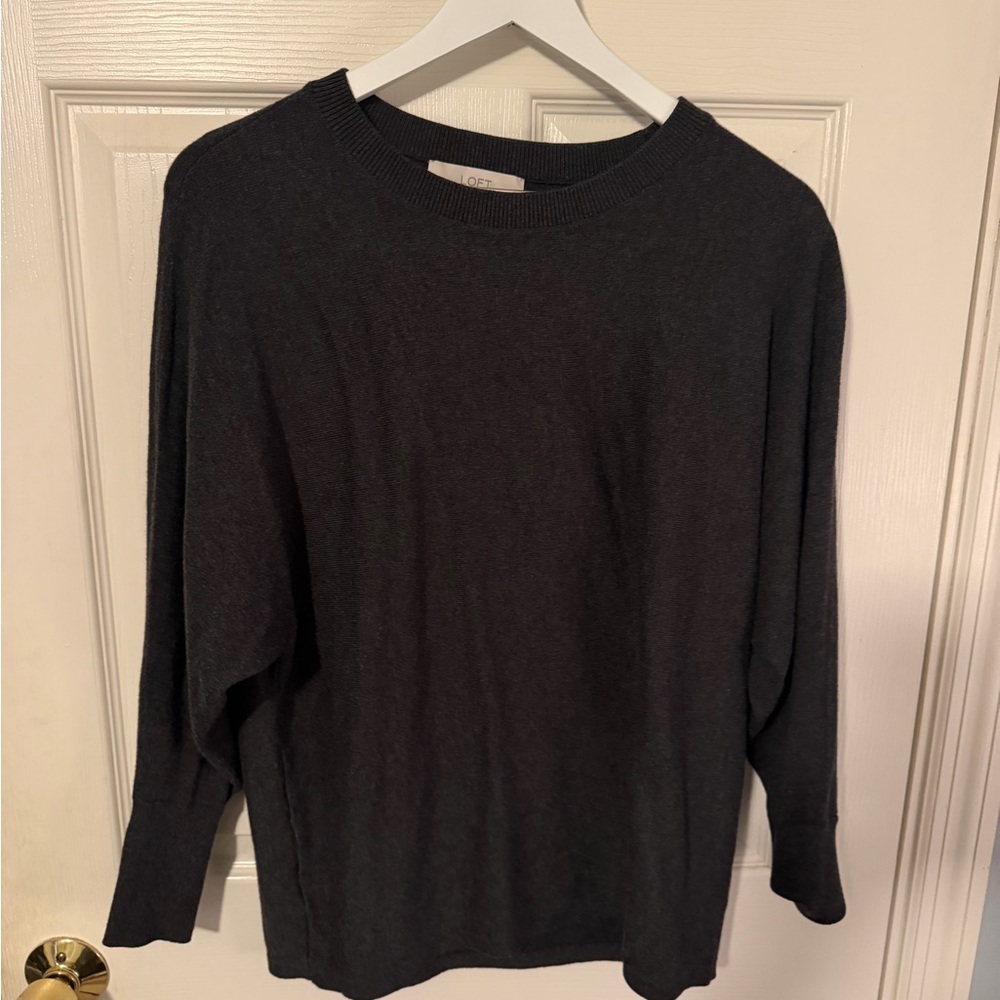 Loft Dark Gray Sweater